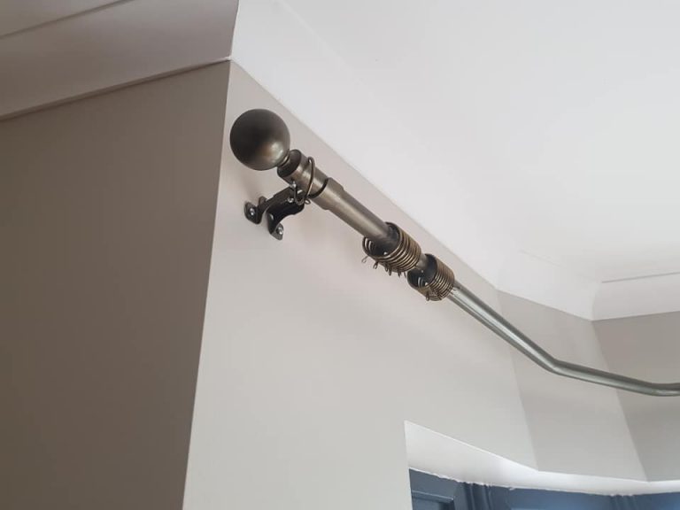 Bay Window Curtain Poles Customised Curtain Rails Angled Curtain